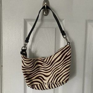 Zebra Print Shoulder Bag